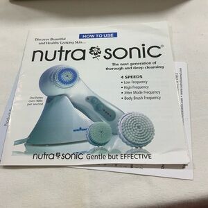 Nutra Sonic Facial cleaning system.NWOT